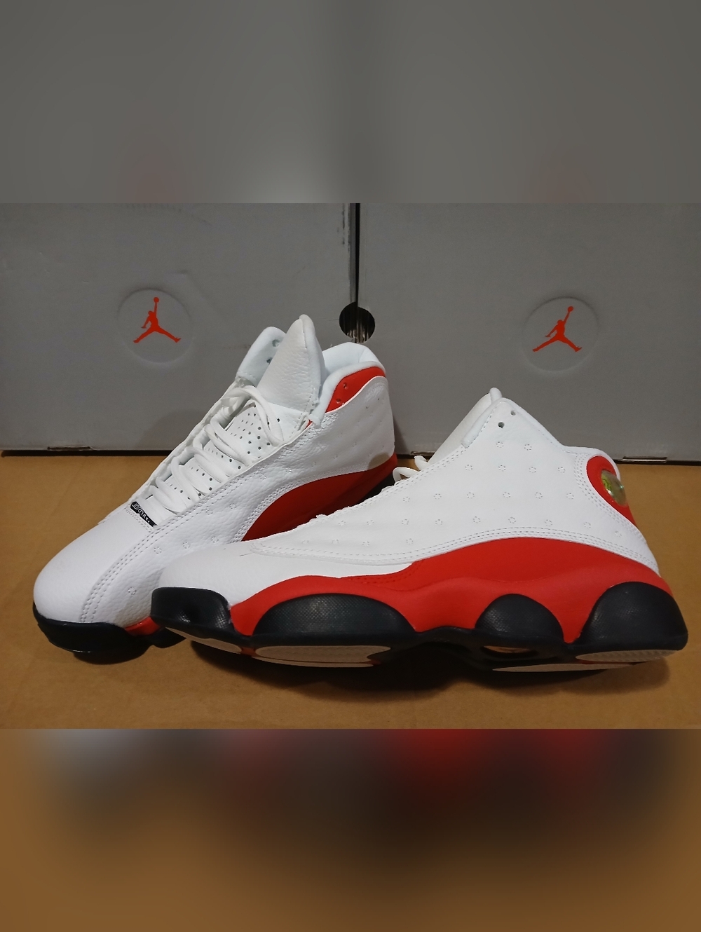 Retro 13 White Red Black Sneakers